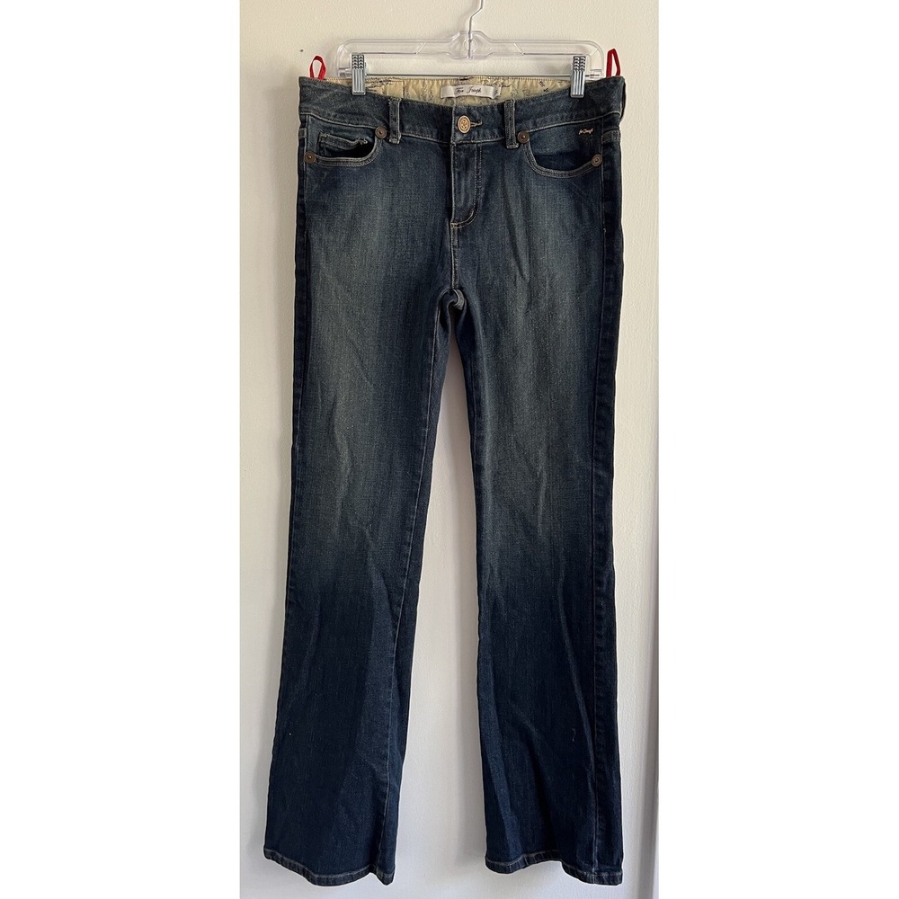 For Joseph Womens Jeans Sz 31 Mid Rise Flare Dark Wash 5 Pocket Vintage